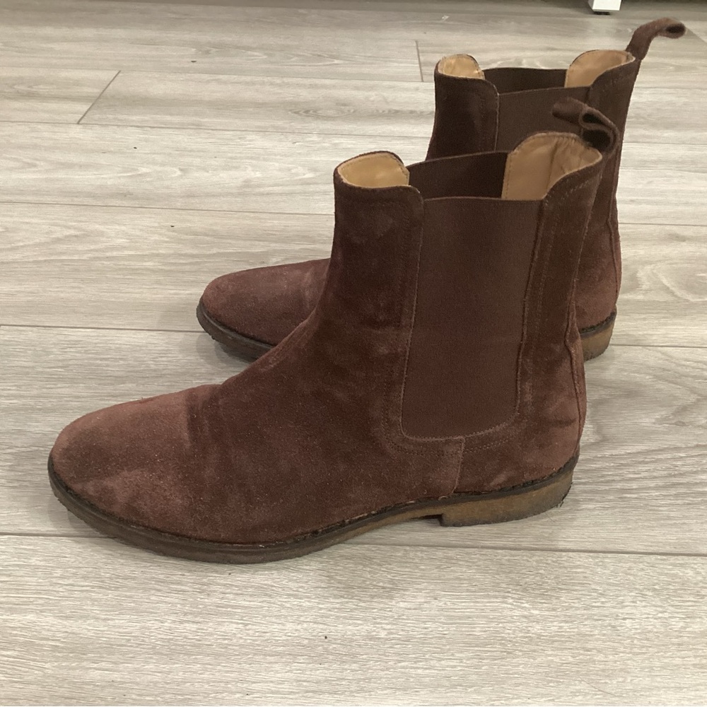 Suede Chelsea Boots - Brown Men's US 8 Crepe Soles Represent